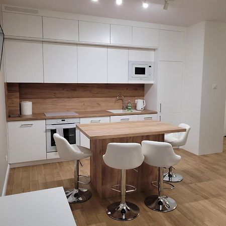 Apartament Heksagon Ostroda Bagian luar foto